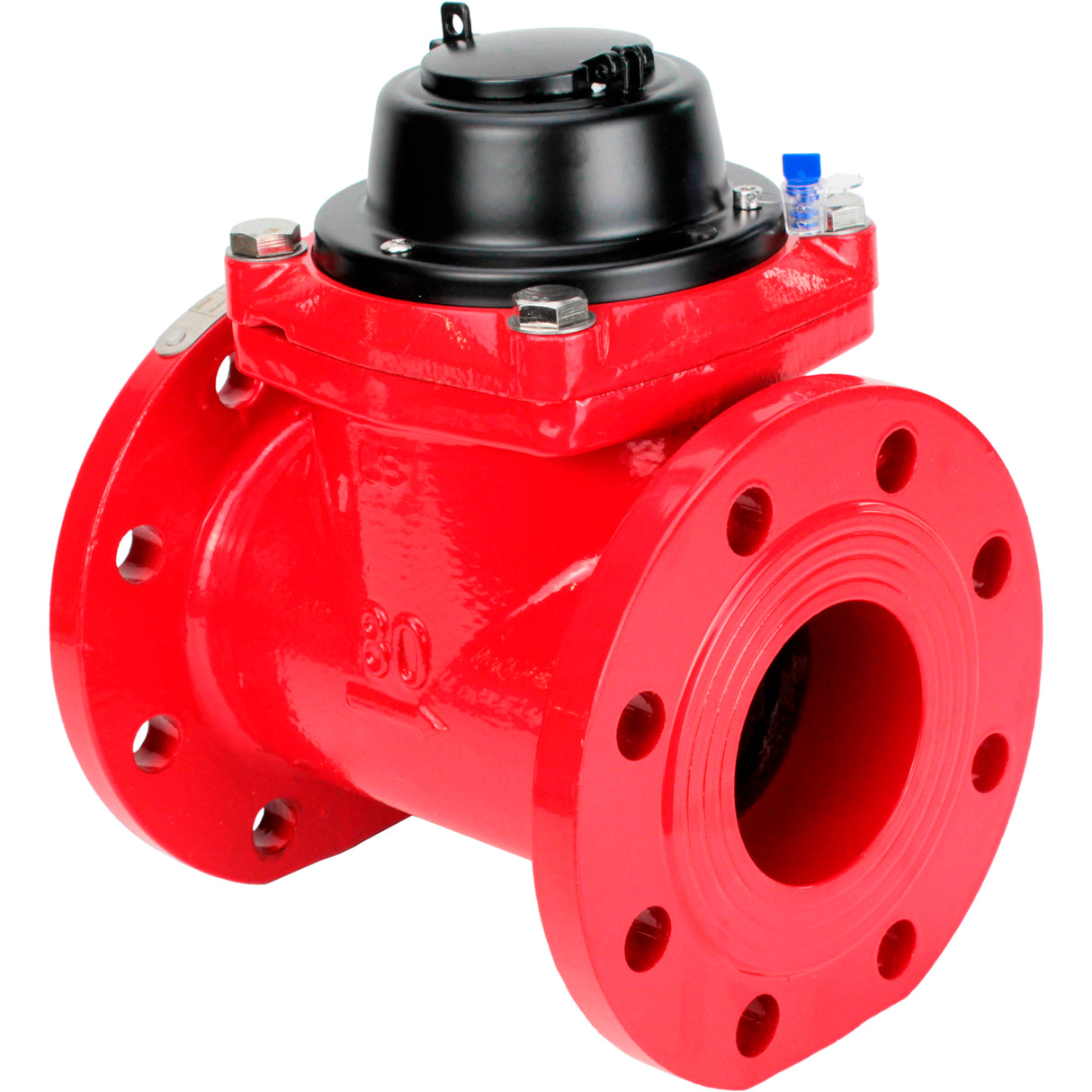 Compteurs d'eau Elephant MTU1 universel, à turbine, autonome en énergie, en fonte, à bride