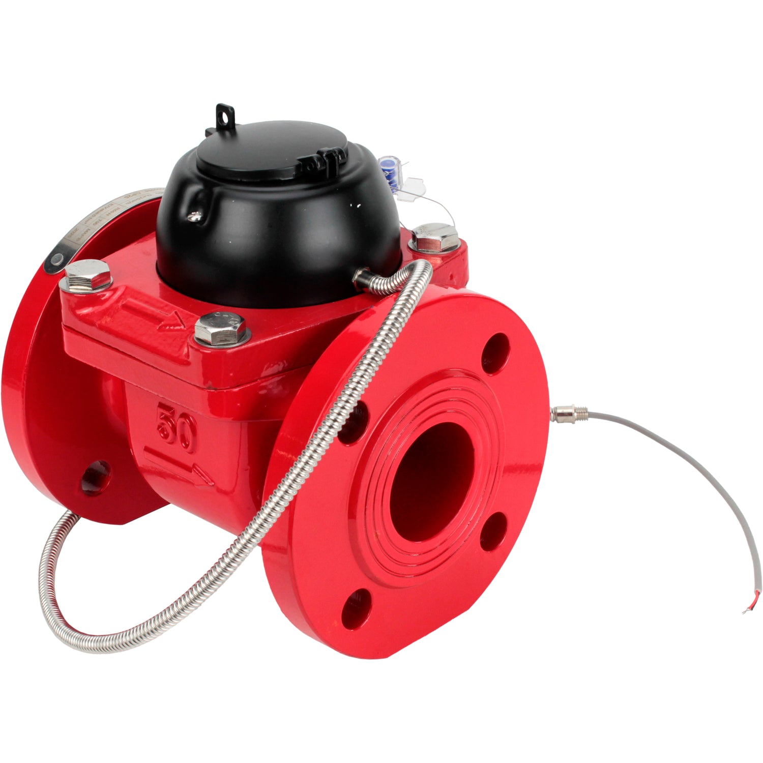 Compteurs d'eau Elephant MTU1i universel, à turbine, avec sortie impulsionnelle, en fonte, à bride