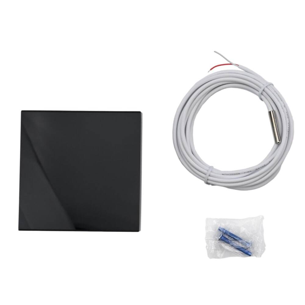 Termostato de calefacción por suelo radiante Elephant T03ST-WF, material del cuerpo: plástico, color: negro, control electrónico