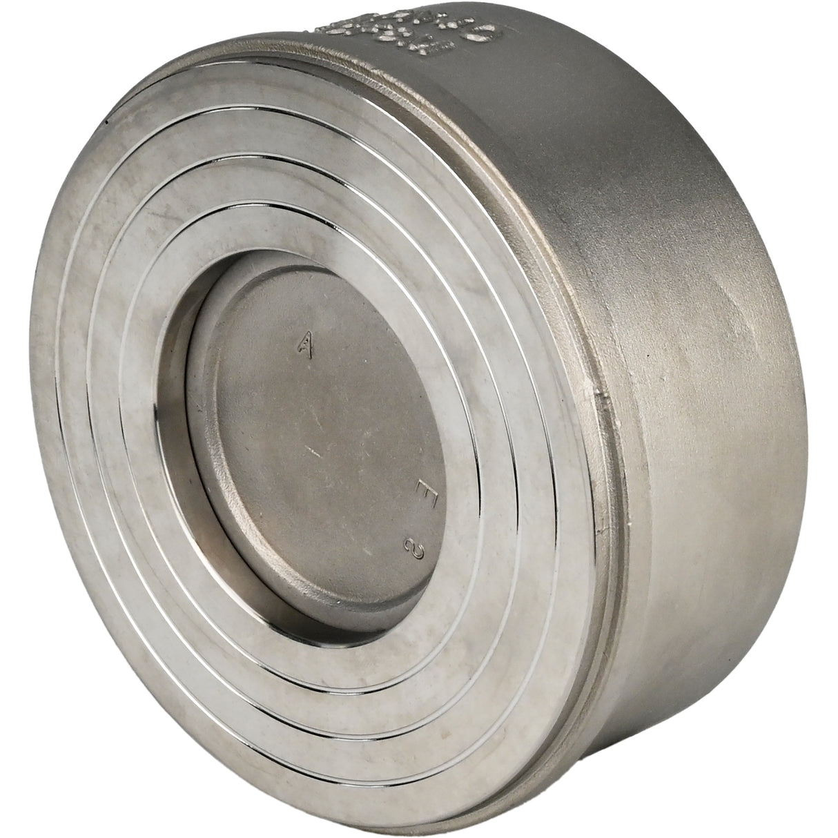 Spring check valve Elephant VCS3232-Fb 40 bar, body material - stainless steel AISI 316, locking material - stainless steel AISI 316, compact flanged, WDVF