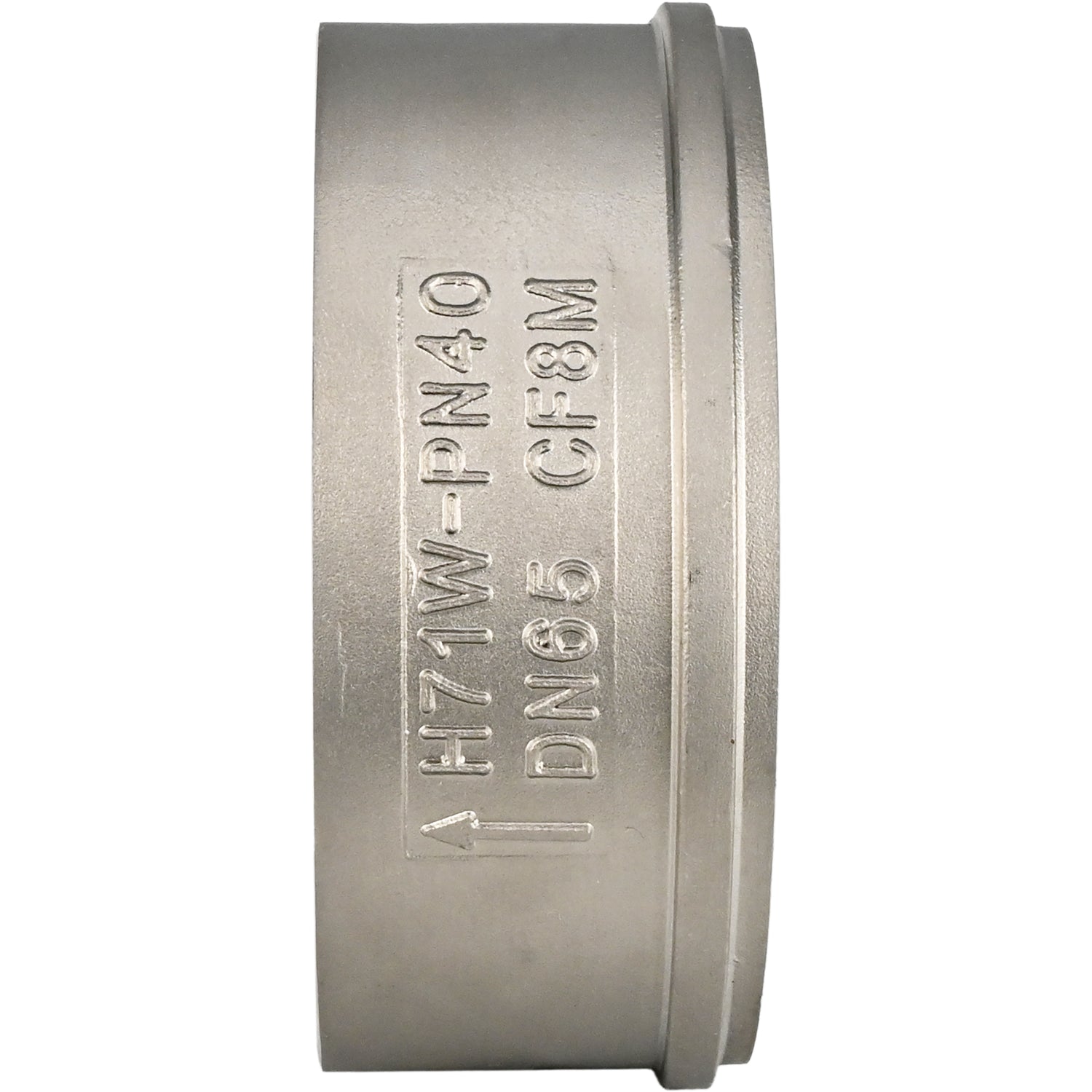 Spring check valve Elephant VCS3232-Fb 40 bar, body material - stainless steel AISI 316, locking material - stainless steel AISI 316, compact flanged, WDVF