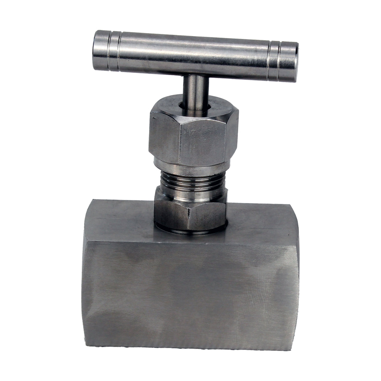 Elephant VN31M-T-Ht threaded needle valve, body - stainless steel 304, seal - metal, with T-handle