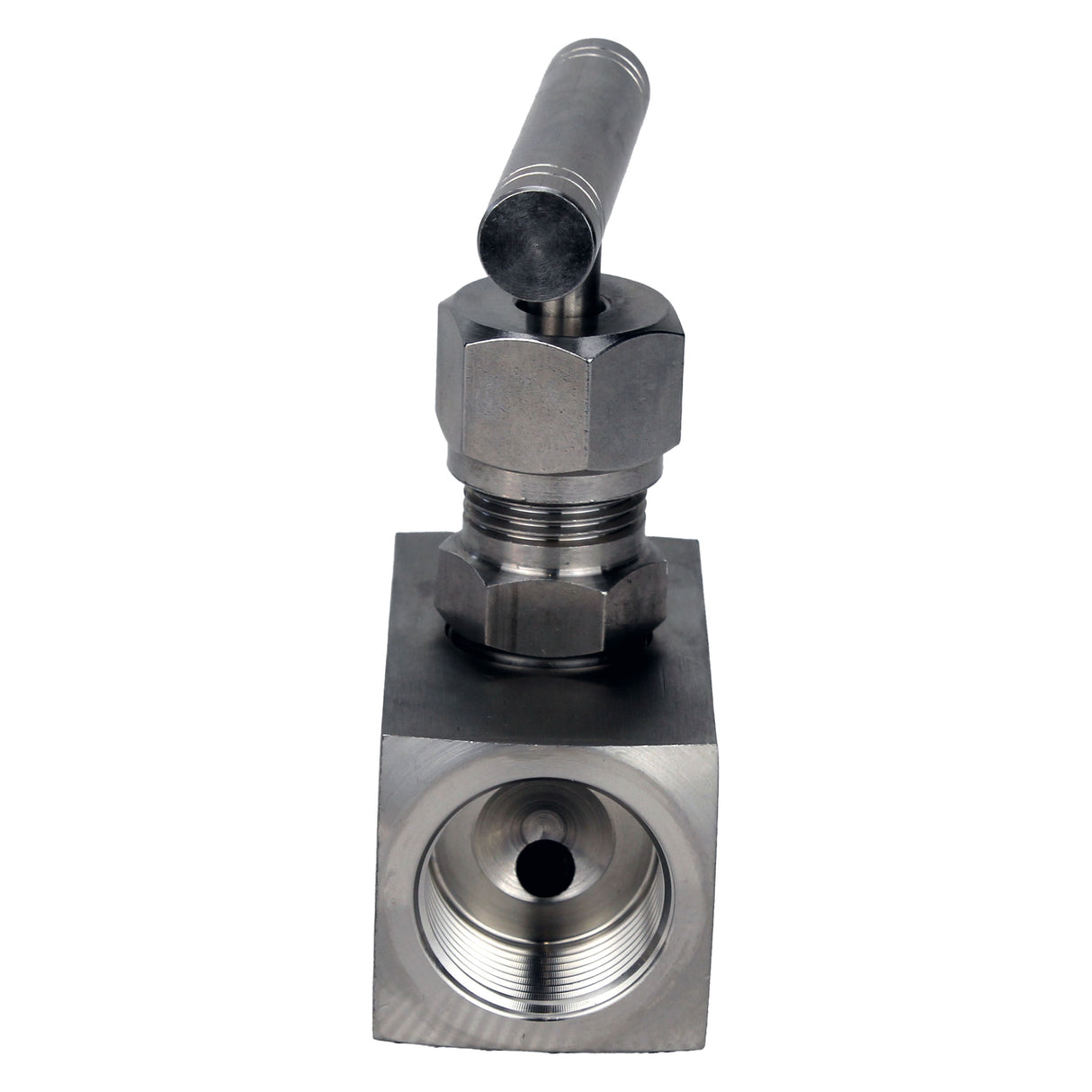 Elephant VN31M-T-Ht threaded needle valve, body - stainless steel 304, seal - metal, with T-handle