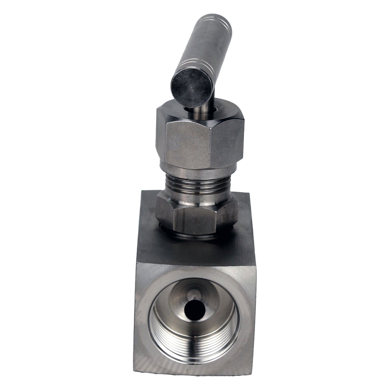 Elephant VN31M-T-Ht threaded needle valve, body - stainless steel 304, seal - metal, with T-handle