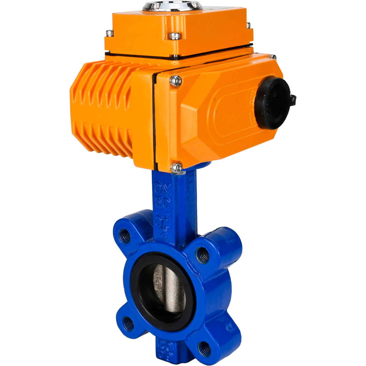 Vanne papillon d'eau Elephant WBV1616E-2W-Fb-H, matériau du corps - fonte QT450, matériau du disque - fonte QT450, joint - EPDM, actionneur électrique QT-N-EM-O1-24VDC-U1 24V