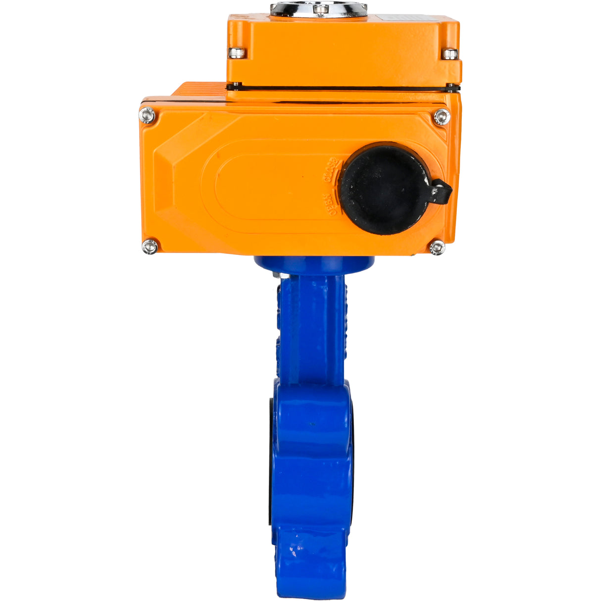 Vanne papillon d'eau Elephant WBV1616E-2W-Fb-H, matériau du corps - fonte QT450, matériau du disque - fonte QT450, joint - EPDM, actionneur électrique QT-N-EM-O1-24VDC-U1 24V