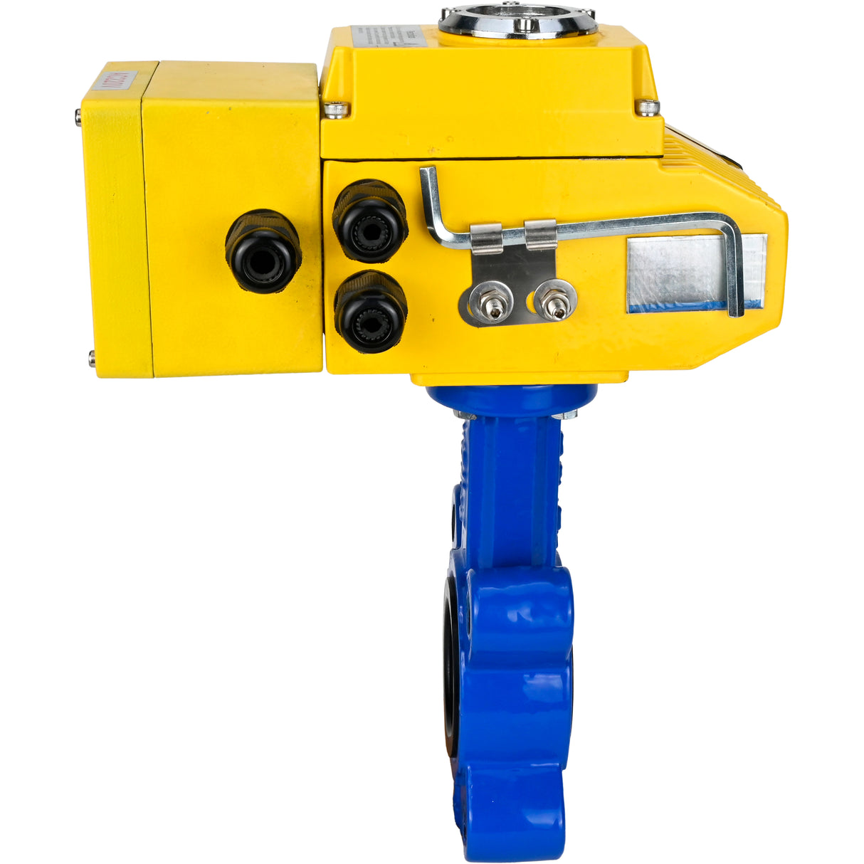 Vanne papillon d'eau Elephant WBV1616E-2W-Fb-H, matériau du corps - fonte QT450, matériau du disque - fonte QT450, joint - EPDM, actionneur électrique QT-N-EM-A1-220VAC-U1 220V