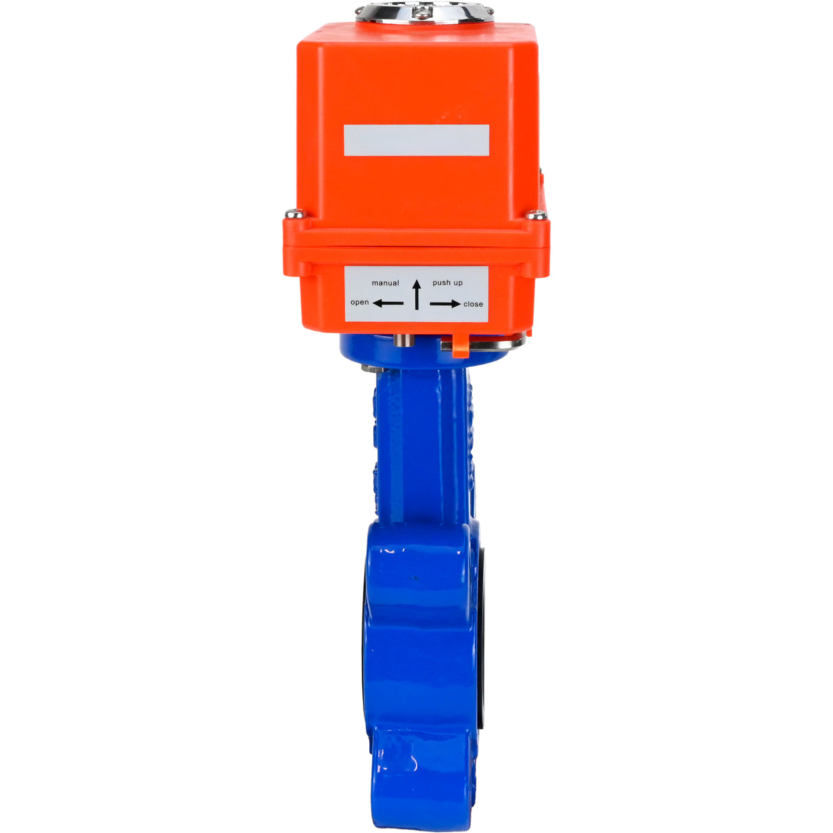 Vanne papillon d'eau Elephant WBV1616N-2W-Fb-H, matériau du corps - fonte QT450, matériau du disque - fonte QT450, joint - NBR, actionneur électrique QT-N-EM-O1-220VAC-U1 MINI 220V