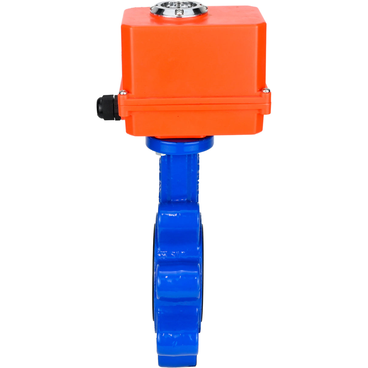 Vanne papillon d'eau Elephant WBV1631E-2W-Fb-H, matériau du corps - fonte QT450, matériau du disque - acier inoxydable AISI 304, joint - EPDM, actionneur électrique QT-N-EM-O1-220VAC-U1 MINI 220V