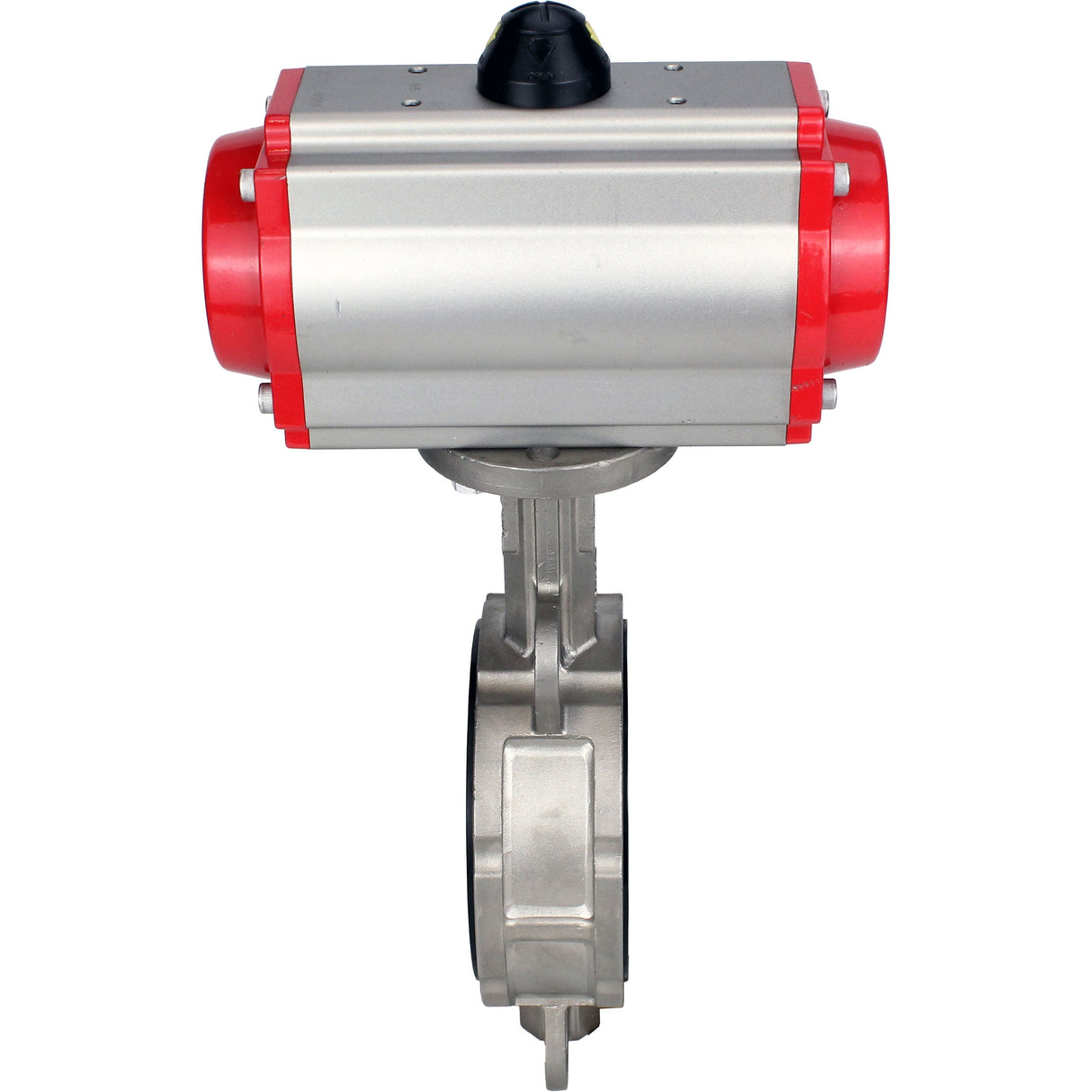 Vanne papillon d'eau Elephant WBV3131E-2W-Fb-H, matériau du corps - Acier inoxydable AISI 304, matériau du disque - Acier inoxydable AISI 304, joint - EPDM, actionneur pneumatique PA-DA double action, 4M310-08 24V