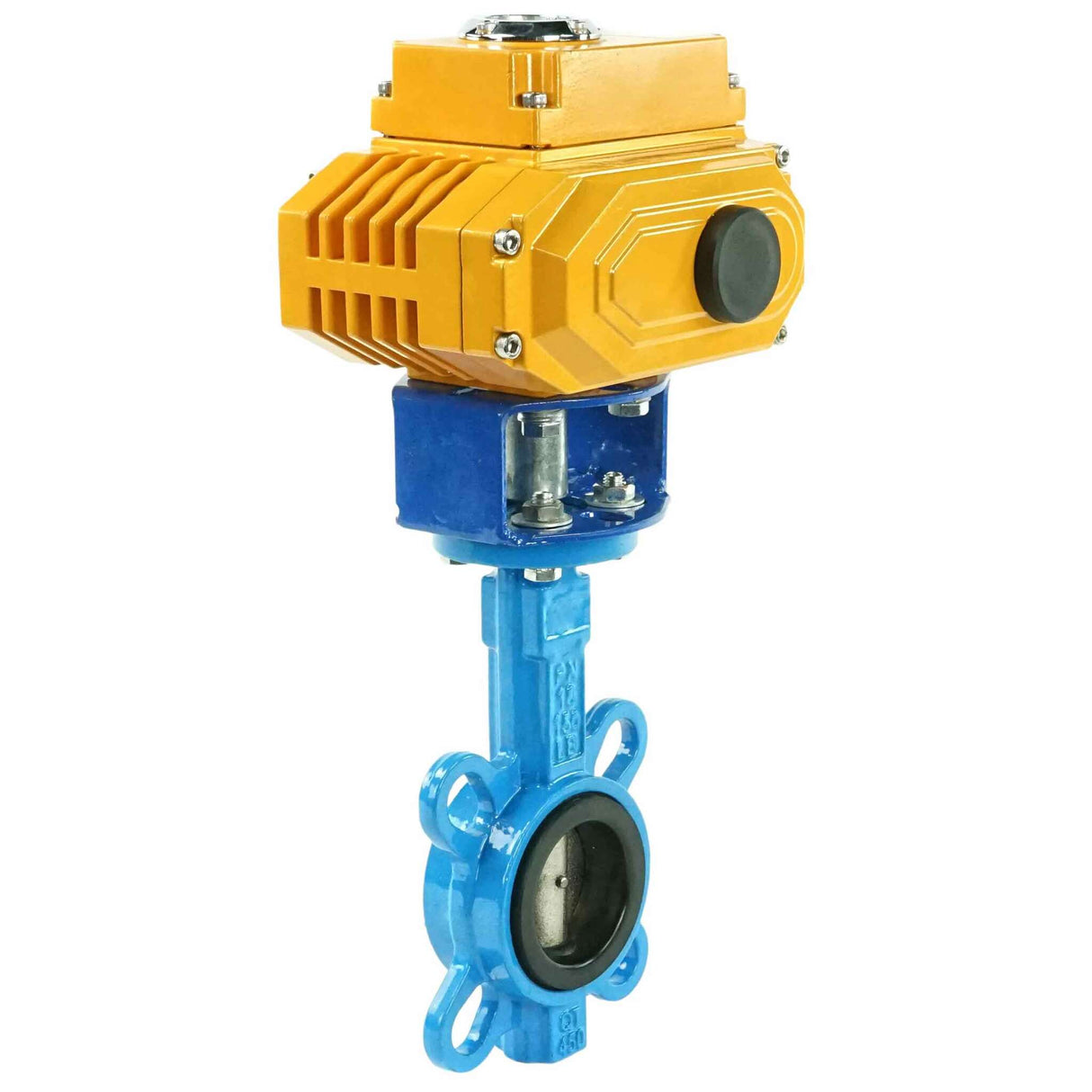 Válvula de mariposa de agua Elephant GGG50-GGG40-EPDM material del cuerpo - Hierro fundido GGG50, material del disco - Hierro fundido GGG40, sello - EPDM con actuador eléctrico Elephant 24V