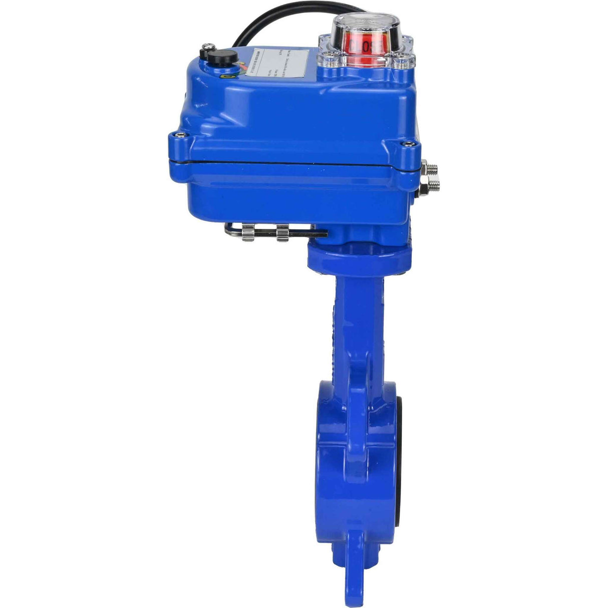 Válvula de mariposa de agua Elephant WBV1332N-2W-Fb-H, material del cuerpo: hierro fundido GGG50, material del disco: acero inoxidable 316L, sello: NBR con actuador eléctrico Elephant 220V