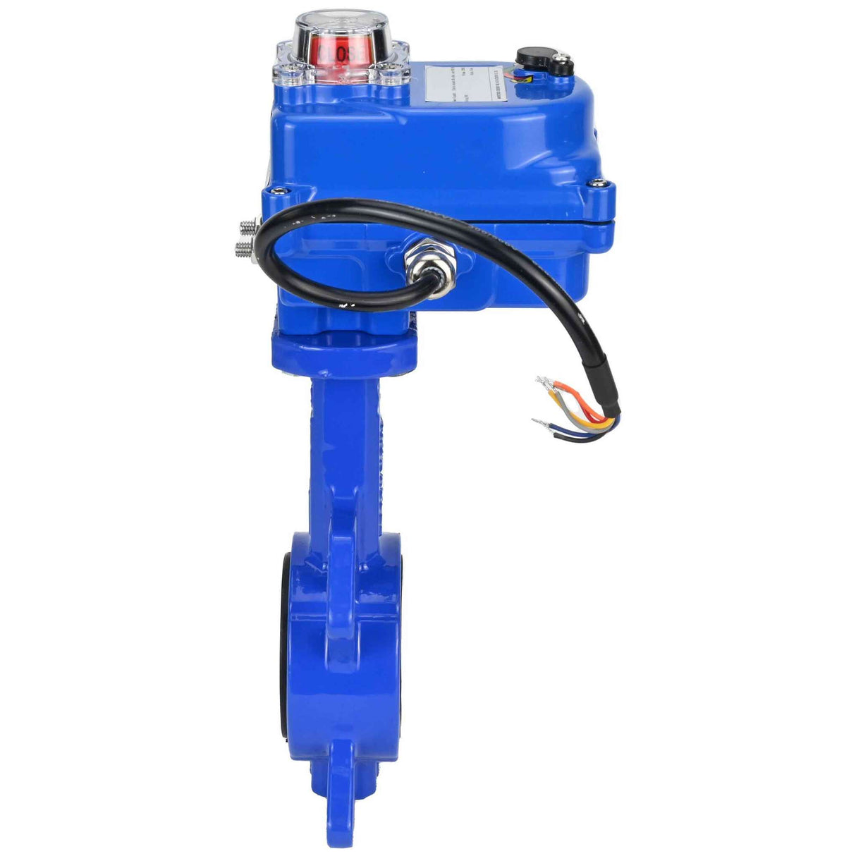 Válvula de mariposa de agua Elephant WBV1332N-2W-Fb-H, material del cuerpo: hierro fundido GGG50, material del disco: acero inoxidable 316L, sello: NBR con actuador eléctrico Elephant 220V