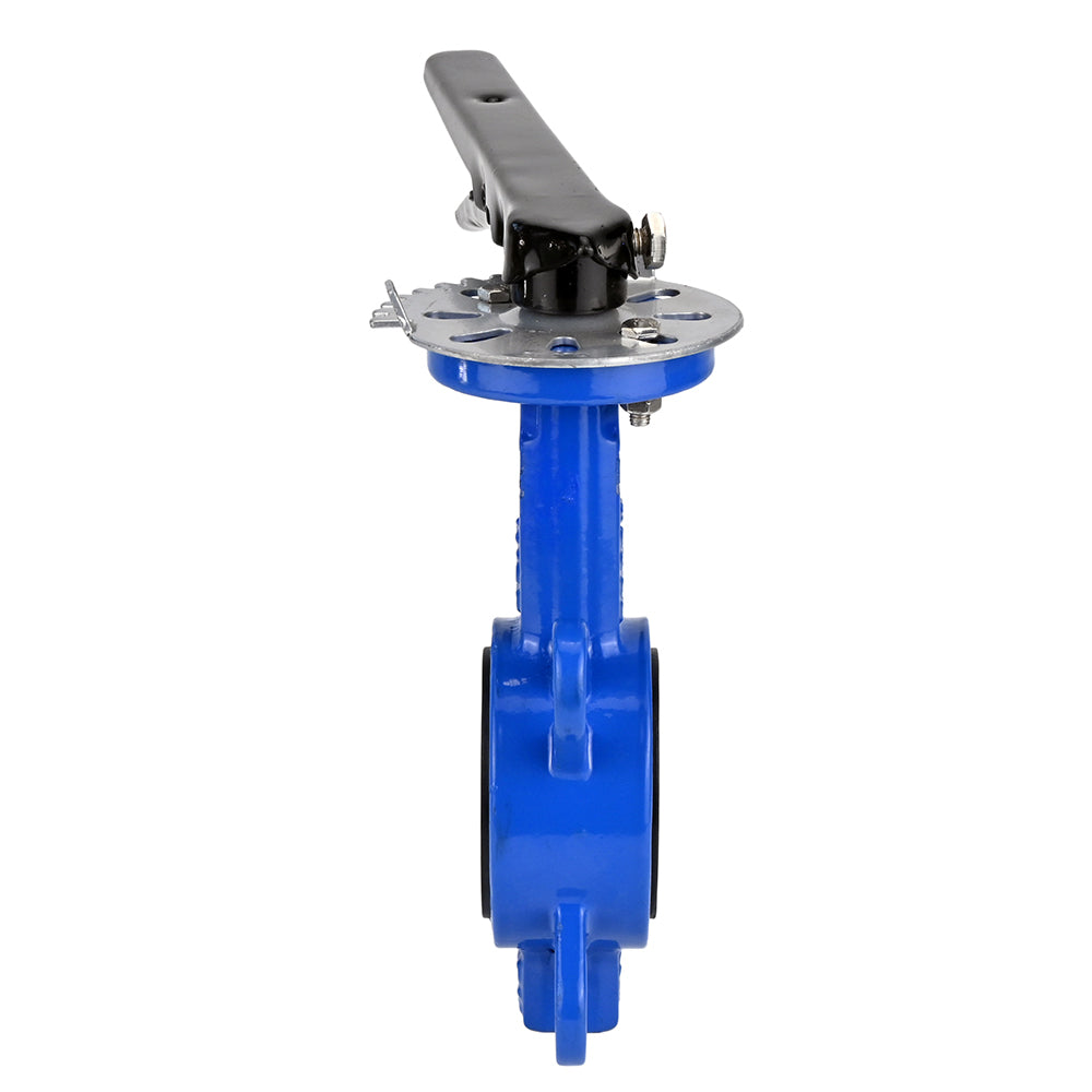 Válvula de mariposa de agua Elephant WCB-316L-VITON 232PSI, material del cuerpo - acero inoxidable WCB, material del disco - acero inoxidable 316L, sello - VITON, operada por volante