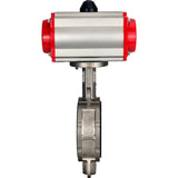 Válvula de mariposa de agua Elephant 316l-epdm-da-4m310-24v, material del cuerpo - acero inoxidable AISI 316L, material del disco - acero inoxidable AISI 316L, sello - EPDM, actuador neumático operado