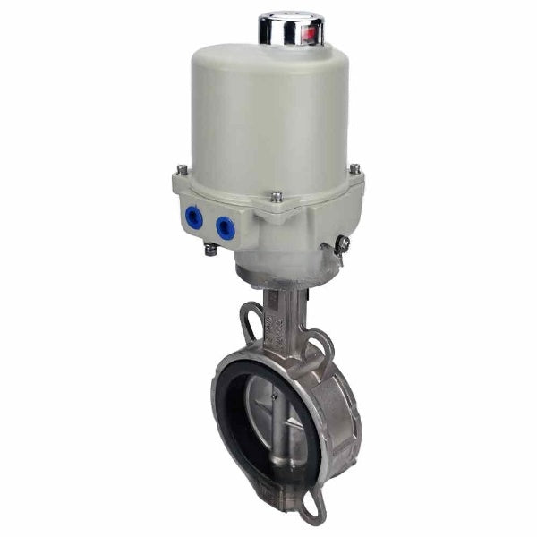 Vanne papillon d'eau Elephant WBV3131E-2W-Fb-H, matériau du corps - Acier inoxydable AISI 304, matériau du disque - Acier inoxydable AISI 304, joint - EPDM, actionneur électrique GZ-OF 24V