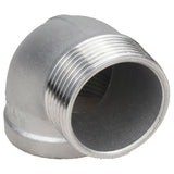 Coudes (angles) en acier Elephant PN16 angle 90°, filetés, corps - acier inoxydable 304, raccordement - filetage mâle/femelle