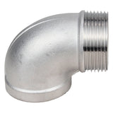 Coudes (angles) en acier Elephant PN16 angle 90°, filetés, corps - acier inoxydable 304, raccordement - filetage mâle/femelle