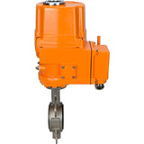 Válvula de mariposa de agua Elephant 316l-316l-nbr-elephant-ex-110/220, material del cuerpo - acero inoxidable AISI 316L, material del disco - acero inoxidable AISI 316L, sello - NBR, actuador eléctrico operado