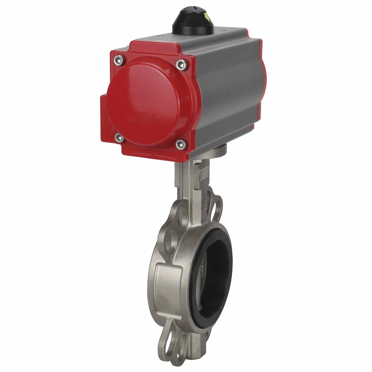 Vanne papillon d'eau Elephant WBV3131E-2W-Fb-H, matériau du corps - Acier inoxydable AISI 304, matériau du disque - Acier inoxydable AISI 304, joint - EPDM, actionneur pneumatique PA-DA double action