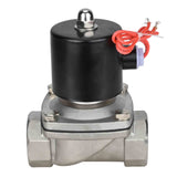 Electroválvula eléctrica de acción directa de dos vías normalmente cerrada Elephant VS2W-101V-NC VITON 24V, material del cuerpo - acero inoxidable AISI 304, junta - Viton