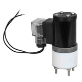 Electroválvula eléctrica de acción directa de dos vías normalmente cerrada Elephant DHF11-НЗ PTFE VITON G 110/220V, material del cuerpo - PTFE, junta - Viton