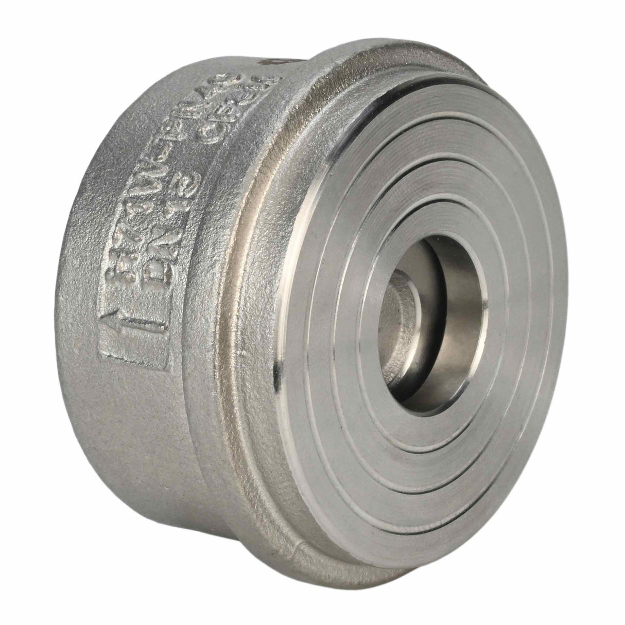 Spring check valve Elephant VCS3232-Fb 40 bar, body material - stainless steel AISI 316, locking material - stainless steel AISI 316, compact flanged, WDVF