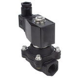 Electroválvula eléctrica de acción directa de dos vías normalmente cerrada Elephant VS2W-503E-NC G EPDM 110/220V, material del cuerpo: Nylon 66, junta: EPDM