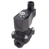 Electroválvula eléctrica de acción directa de dos vías normalmente cerrada Elephant VS2W-503N-NC G NBR 110/220V, material del cuerpo - Nylon 66, junta - NBR