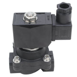 Electroválvula eléctrica de acción directa de dos vías normalmente cerrada Elephant VS2W-503N-NC G NBR 110/220V, material del cuerpo - Nylon 66, junta - NBR