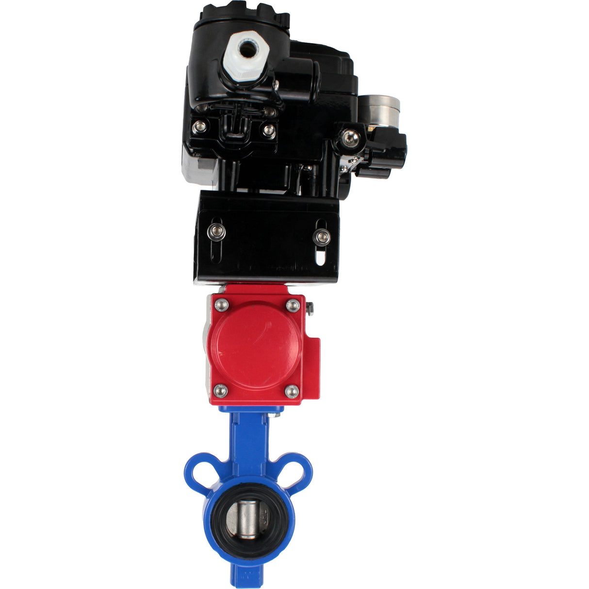 Válvula de mariposa de agua Elephant al-316l-epdm-elephant-sa-yt1000rsi, material del cuerpo - aleación de aluminio, material del disco - acero inoxidable AISI 316L, sello - EPDM, actuador neumático operado