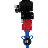 Válvula de mariposa de agua Elephant al-316l-epdm-elephant-da-yt1000rsi, material del cuerpo - aleación de aluminio, material del disco - acero inoxidable AISI 316L, sello - EPDM, actuador neumático operado