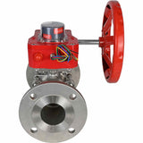 Válvula de bola de acero inoxidable Elephant ksfpt-316-180-hgbf, material del cuerpo - acero inoxidable AISI 316, material de la bola - acero inoxidable AISI 316, sello - PTFE, operada por manija