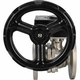 Válvula de bola de acero inoxidable Elephant kchfp ham, material del cuerpo - acero inoxidable AISI 316, material de la bola - acero inoxidable AISI 316, junta - PTFE, accionada por maneta