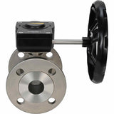 Válvula de bola de acero inoxidable Elephant kchfp ham, material del cuerpo - acero inoxidable AISI 316, material de la bola - acero inoxidable AISI 316, junta - PTFE, accionada por maneta