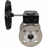 Válvula de bola de acero inoxidable Elephant kchfp ham, material del cuerpo - acero inoxidable AISI 316, material de la bola - acero inoxidable AISI 316, junta - PTFE, accionada por maneta
