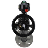 Ball valves Elephant BV3232P(2pc)-FP-F-ISO-H DN80-100 16 bar, full bore flanged, stainless steel SS316, seal - PTFE, with pneumatic actuator PA-DA-105-1 double acting, with pneumatic distributor 4M310-08 220V , with LSU APL-510N EX