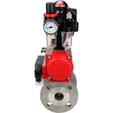 Ball valves Elephant BV3232P(2pc)-FP-F-ISO-H DN15-250 flanged, full bore, two-piece, stainless steel body. steel SS316, seal - PTFE, with pneumatic drive Elephant PA-DA 052-210 pneumatic distributor 4M310-08 220V ATU AFC2000 LSU APL-510N-EX