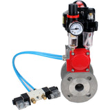 Ball valves Elephant BV3232P(2pc)-FP-F-ISO-H DN15-250 flanged, full bore, two-piece, stainless steel body. steel SS316, seal - PTFE, with pneumatic actuator Elephant PA-DA 052-210 pneumatic distributor 4V320-10 ATU AFC2000 LSU APL-510N-EX