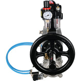 Ball valves Elephant BV3232P(3pc)-FP-W-ISO-H,  body material - Stainless steel AISI 316, seal - PTFE / PTFE / Teflon, with pneumatic actuator double action PA-DA-105-1, 4V320-08 220V, LSU APL-510N Ex, ATU AFC2000