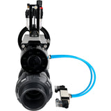 Ball valves Elephant BV4242E-FP-GRM-ISO, body material - UPVC, ball material - UPVC, seal - EPDM, with pneumatic actuator double action PA-DA-105-1, pneumatic distributor 4V320-08 220V and ATU AFC2000