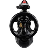 Ball valves Elephant BV4242E-FP-GRM-ISO, body material - UPVC, ball material - UPVC, seal - EPDM, with pneumatic actuator double action PA-DA-105-1 and LSU APL-210N