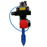Water butterfly valve Elephant GGG50-GGG40-EPDM body material - cast iron GGG50, disk material - cast iron GGG40, seal - EPDM with pneumatic actuator Elephant SA, pneumatic distributor 4M310-08 24V, limit switch block APL-410N EX and air filter AFC2000