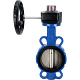 Válvula de mariposa de agua Elephant g50-g40-epdm-elephant-hgb, material del cuerpo: hierro fundido GGG50, material del disco: hierro fundido GGG40, sello: EPDM, operada por engranajes