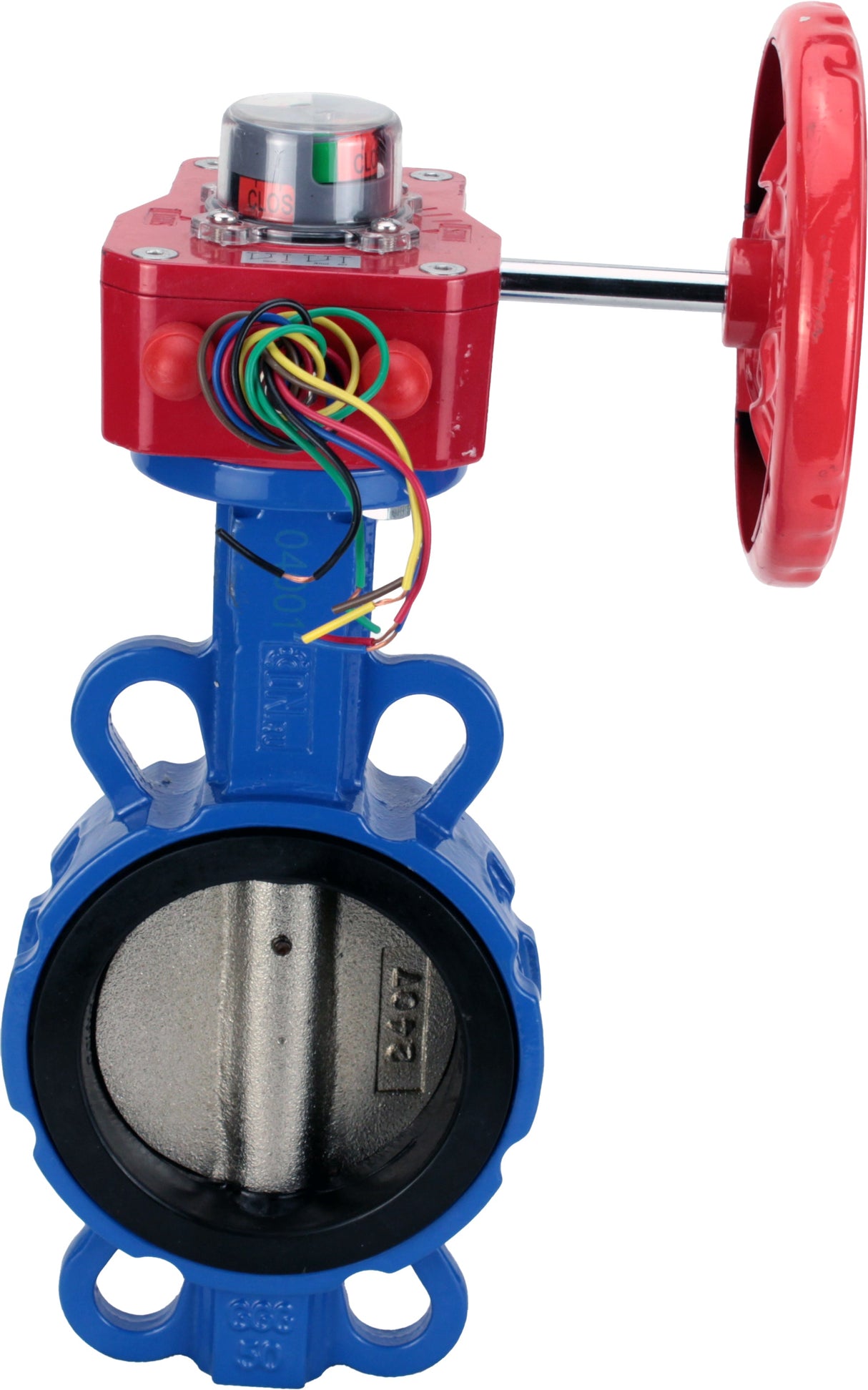 Válvula de mariposa de agua Elephant g50-g40-epdm-elephant-hgbf, material del cuerpo: hierro fundido GGG50, material del disco: hierro fundido GGG40, sello: EPDM, operada por engranajes