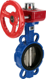 Válvula de mariposa de agua Elephant g50-g40-epdm-elephant-hgbf, material del cuerpo: hierro fundido GGG50, material del disco: hierro fundido GGG40, sello: EPDM, operada por engranajes