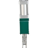 Vanne à guillotine Elephant GVKR3131E-2W-Fb-2P, matériau du corps - acier inoxydable AISI 304, matériau du couteau - acier inoxydable AISI 304, joint - EPDM, actionneur pneumatique
