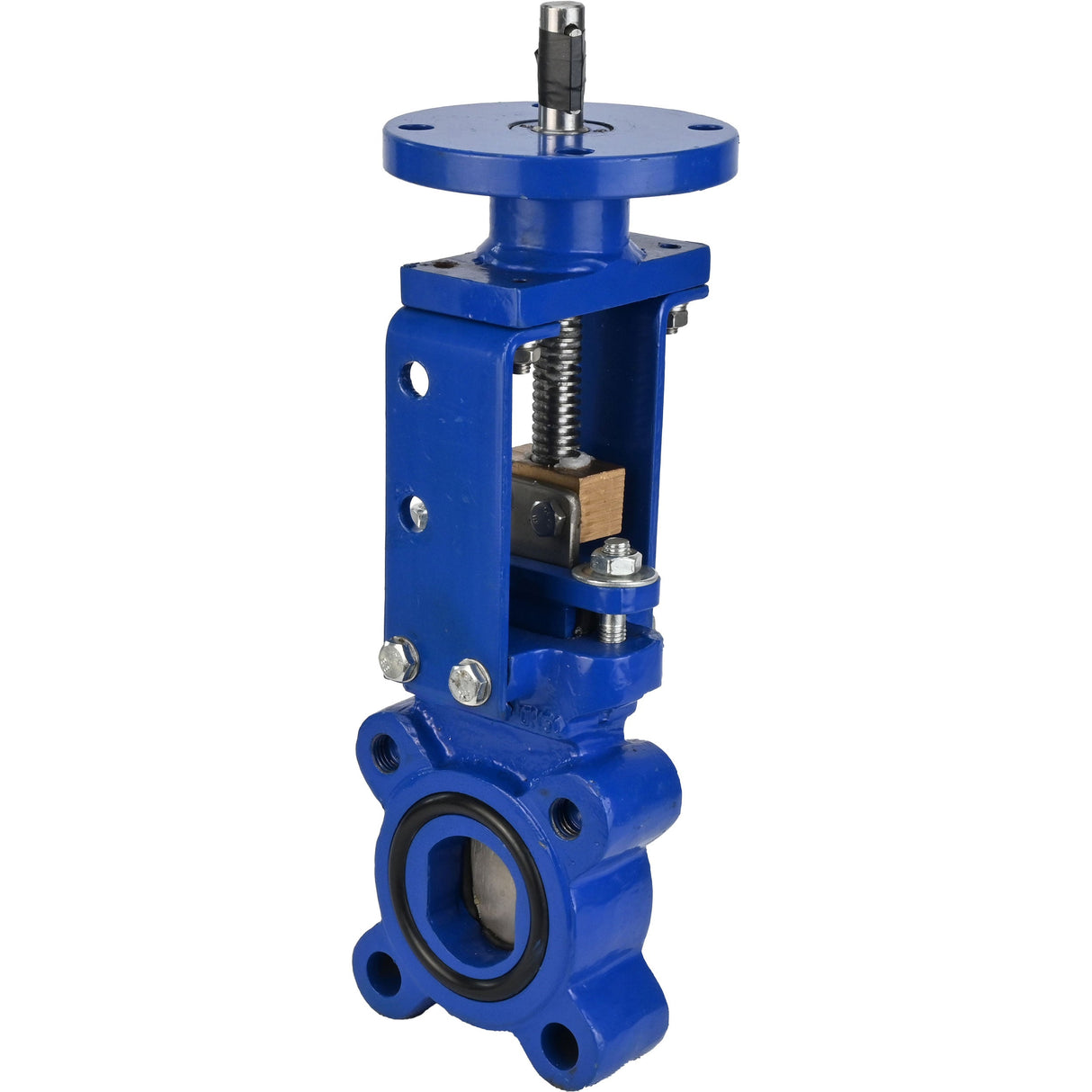 Vanne à guillotine Elephant GVKN1331N-2W-Fb-ISO, matériau du corps - fonte GGG40, matériau du couteau - acier inoxydable AISI 304, joint - NBR, tige uniquement