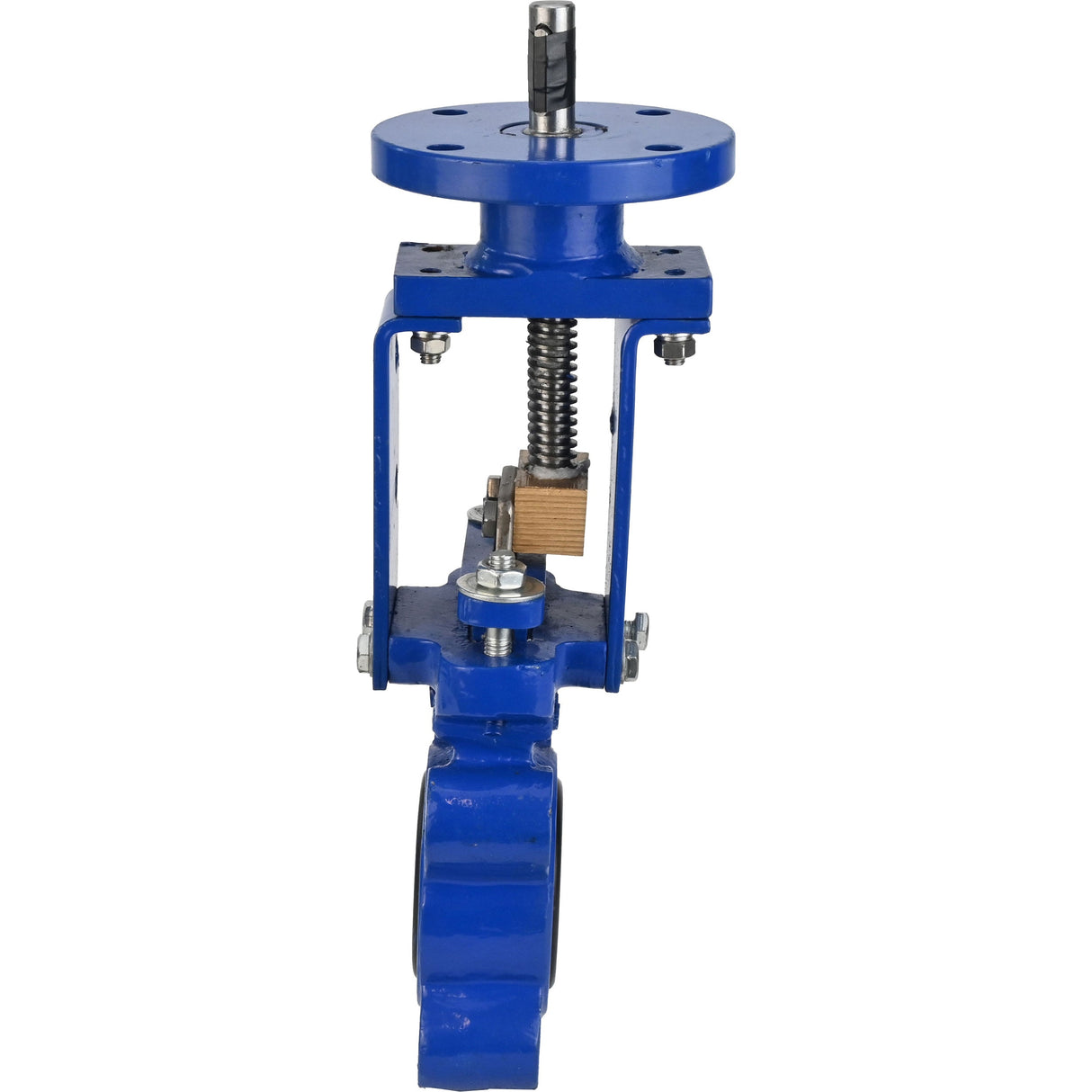 Vanne à guillotine Elephant GVKN1331N-2W-Fb-ISO, matériau du corps - fonte GGG40, matériau du couteau - acier inoxydable AISI 304, joint - NBR, tige uniquement