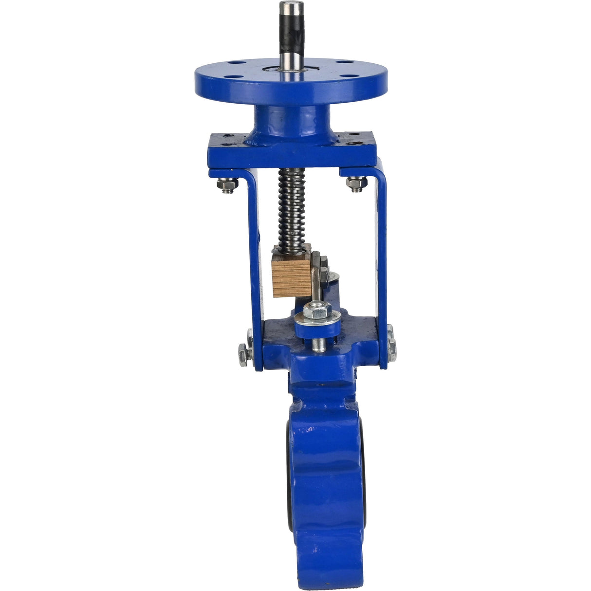 Vanne à guillotine Elephant GVKN1331N-2W-Fb-ISO, matériau du corps - fonte GGG40, matériau du couteau - acier inoxydable AISI 304, joint - NBR, tige uniquement